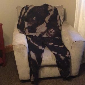 Acid Wash Sweat Suit